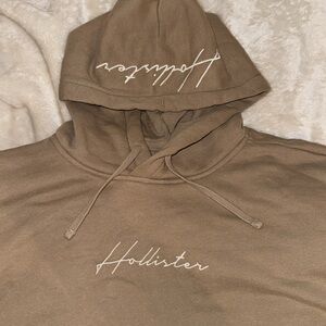 HOLLISTER light brown hoodie